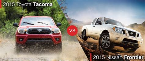 2015 Toyota Tacoma vs. 2015 Nissan Frontier