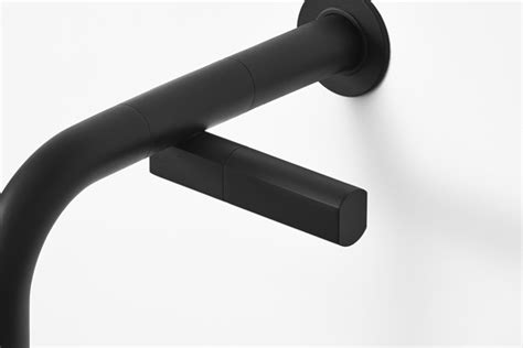 'soroe' collection by nendo for SANEI Wall Accessories, Towel Hanger, Vertical Or Horizontal ...