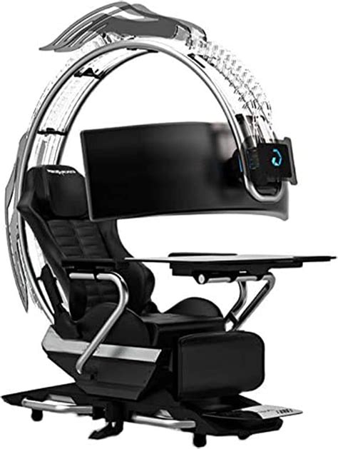 Comfortable Luxury Shark Gaming Chair Ergonomic Computer Cockpit Chair with LED Light Minimalist ...