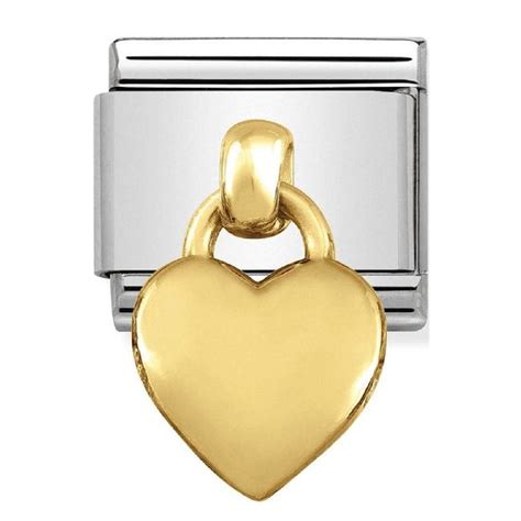 NOMINATION Charm Gold pendant Heart – The Secret Garden