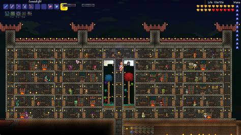 My calamity + Alchemist npc NPC house : Terraria