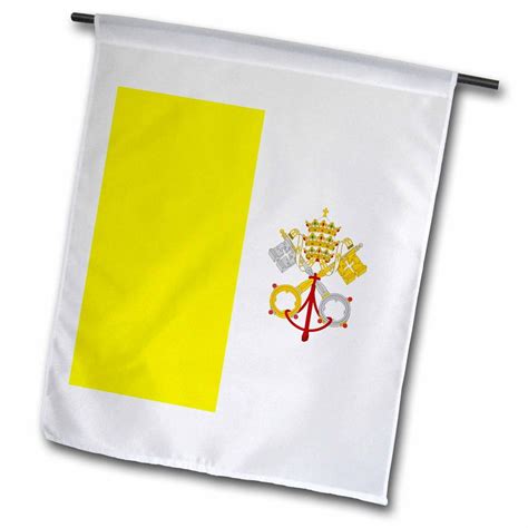 3dRose Flag of Vatican City - gold yellow and white with crossed keys ...