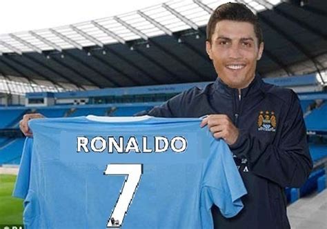 CRISTIANO RONALDO FOTOMONTAGGI: Cristiano Ronaldo Manchester City