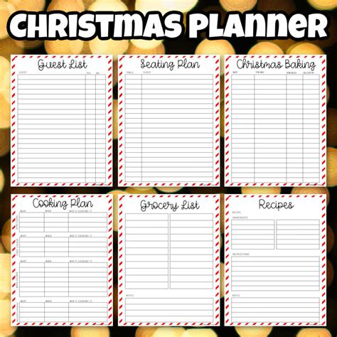 Christmas Planner Binder {23 Page Free Printables} - Savor + Savvy