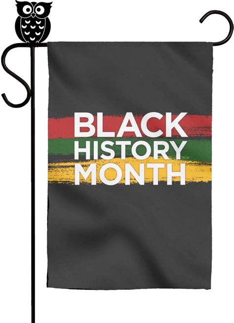 FGLACDS Black History Month Black Flag Adorable 12Ã-18 inches Outdoor Garden Flag: Amazon.co.uk ...