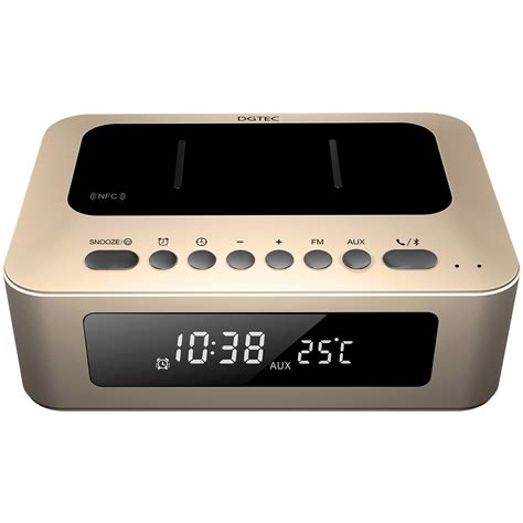 DGTEC Clock Radio with Wireless Charging | BIG W