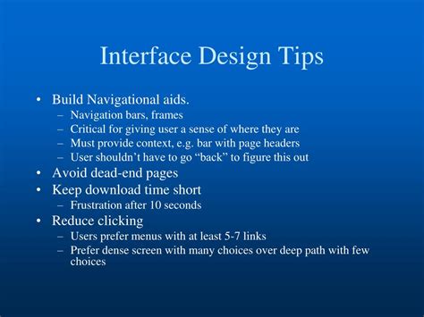 PPT - User Interface Design Principles PowerPoint Presentation, free download - ID:5590151