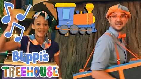 Train Song | BLIPPI'S TREEHOUSE | Amazon Kids+ Original | Educational Songs For Kids - YouTube