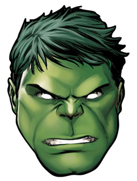 Hulk from Marvel's The Avengers Single Card Party Face Mask. Available ...