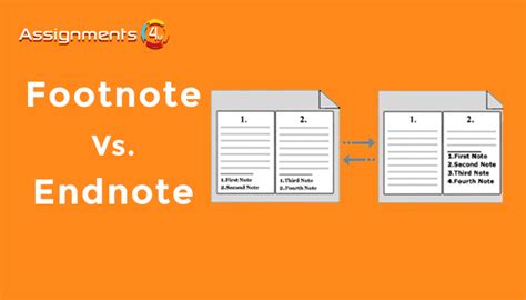 Difference Between Footnote And Endnote