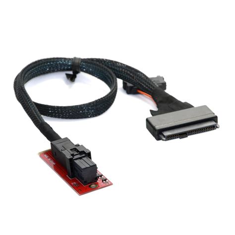 CY U.2 U2 Kit de SFF 8639 NVME PCIe SSD y adaptador de Cable para la placa base Intel SSD 750 ...