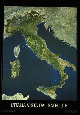 ITALY SATELLITE MAP