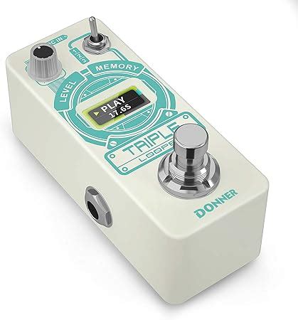 Amazon.com: Donner Triple Looper Guitar Pedal, 90 mins Looping Time ...