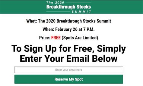 Is The 2020 "Breakthrough Stocks Summit" Legit?