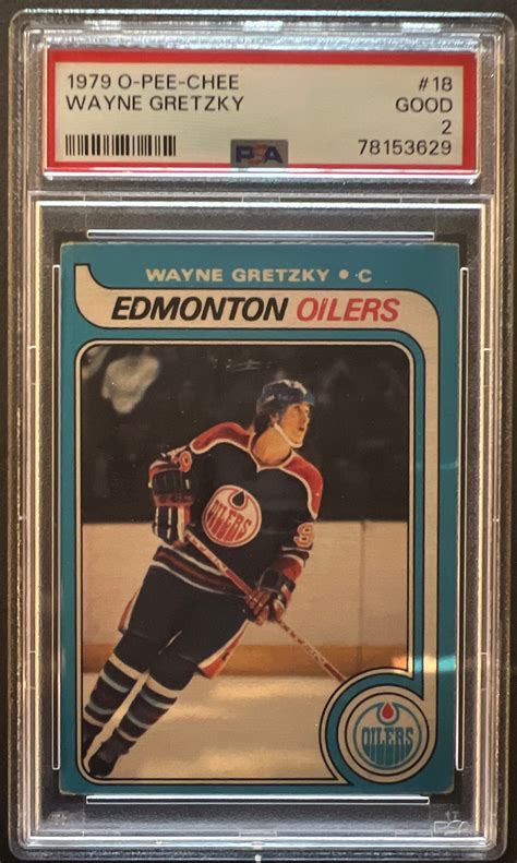 Wayne Gretzky Rookie Card #18 Graded PSA 2 - 1979/80 O-Pee-Chee – Pro ...