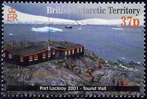 Stamp: Port Lockroy and Cruise Ship (British Antarctic Territory (BAT ...