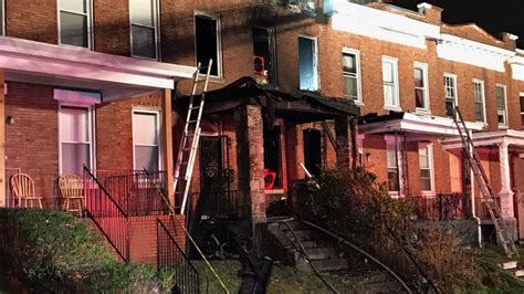 Man dead in overnight house fire in northeast Baltimore | WBFF