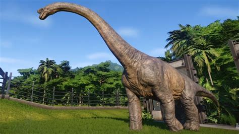 Jurassic World Evolution - Brachiosaurus Gameplay (PS4 HD) [1080p60FPS] - YouTube