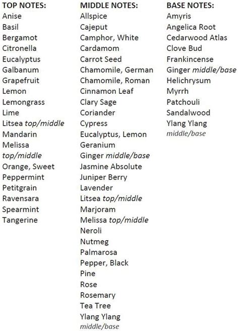 Sale > top notes perfume list > in stock