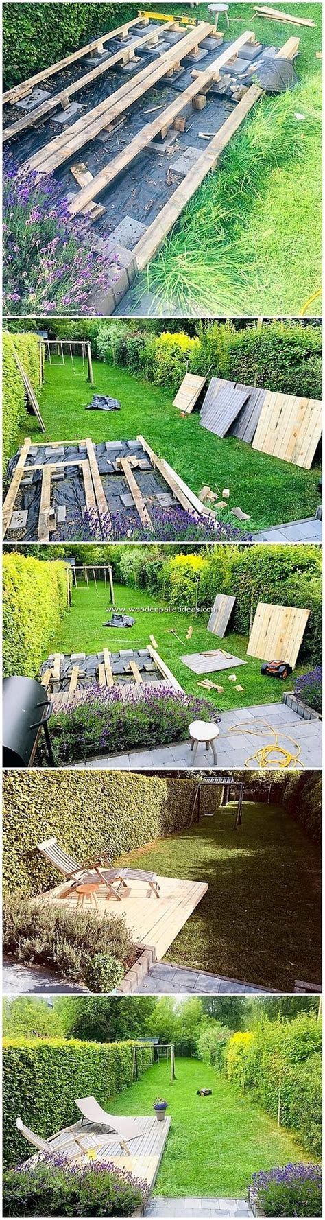 DIY-Pallet-Garden-Terrace | Wooden Pallet Ideas