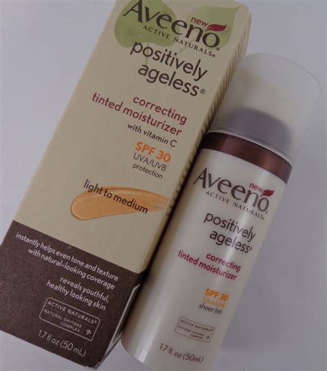 Review: Aveeno Positively Ageless Correcting Tinted Moisturizer - My ...