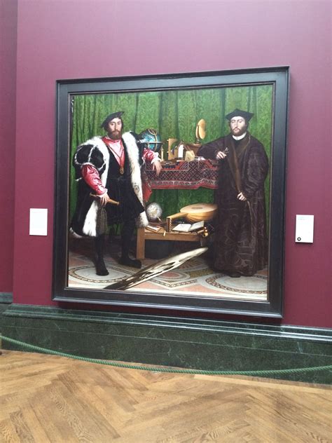 Hans Holbein the Younger, The Ambassadors #art #hansholbein #nationalgallery | Hans holbein the ...