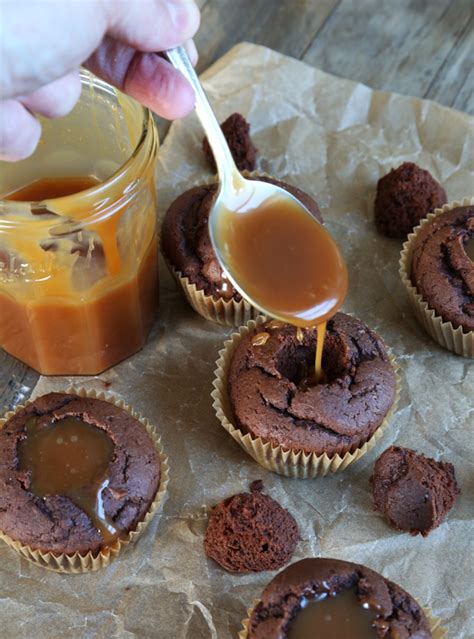 Gluten Free Chocolate Caramel Muffins | Starbucks Style