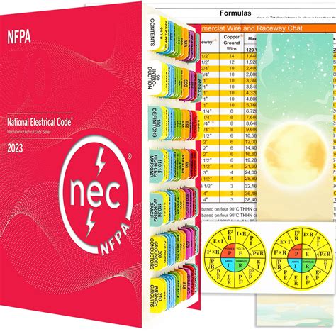 Buy National Electrical Code 2023 NEC Code Book Tabs, 120 PCS Color-Coded Laminated Waterproof ...