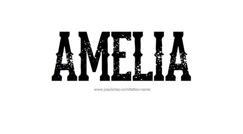 Amelia Name Tattoo Designs | Name tattoo designs, Name tattoo, Tattoo designs