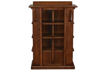 Mission Style / Arts & Crafts Solid Quarter Sawn Oak Bookcase Cabinet ...