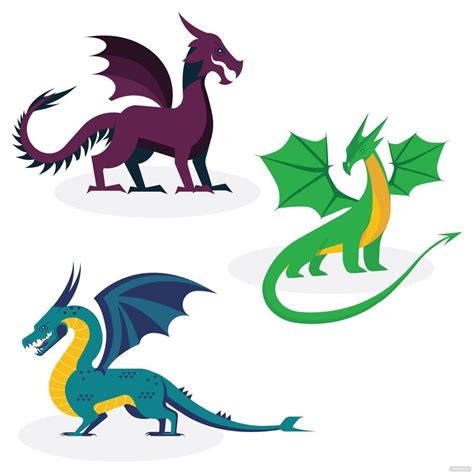 Medieval Dragon Vector in SVG, JPG, EPS, PNG, Illustrator - Download | Template.net