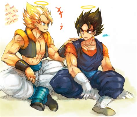 Two sides to the same coin: Vegito and Gogeta | Dragon ball, Dragon ...