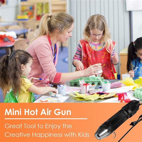 Sticque Mini Heat Gun, Portable Handheld Hot Air Gun New Version, Electric 300W Heat Tools for ...