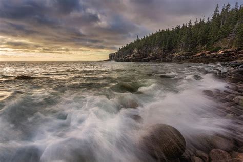 Otter Cliffs At Sunrise From Boulder Photograph by Anand Goteti | Fine Art America