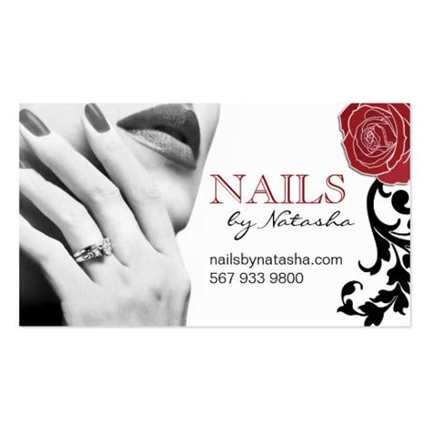 Customizable Nail Technician Business Cards | Zazzle