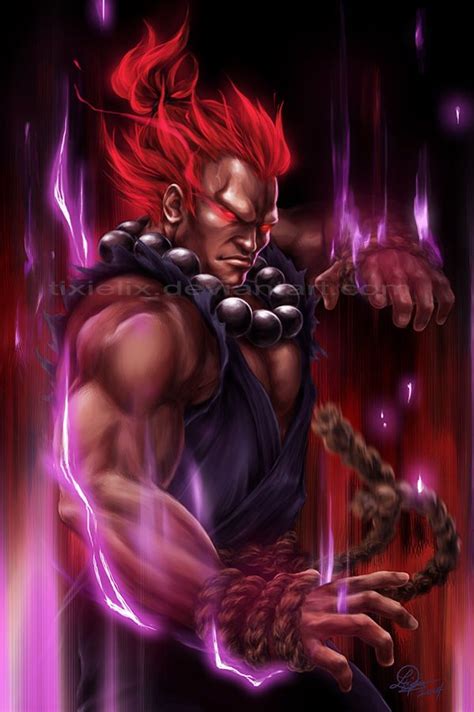 Akuma by TixieLix on DeviantArt | Street fighter characters, Street ...