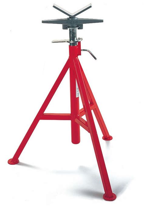 Ridgid V Head High Pipe Stand 28″ to 53″ – ASPAC Industrial Tools