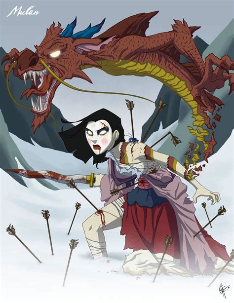 Twisted Princess: Mulan by jeftoon01 on DeviantArt