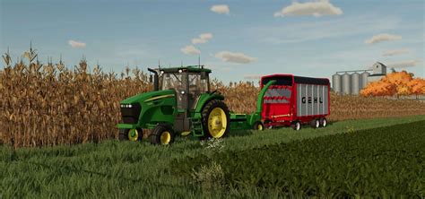 John Deere 3955 Trailed Forager v1.0 FS22 Mod | Farming Simulator 22 Mod