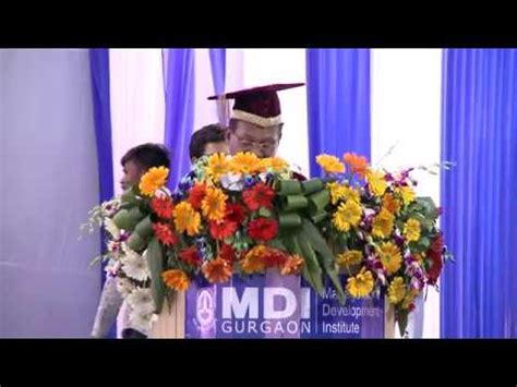 MDI Gurgaon Convocation 2019 | Dr. Emandi Sankara Rao - YouTube