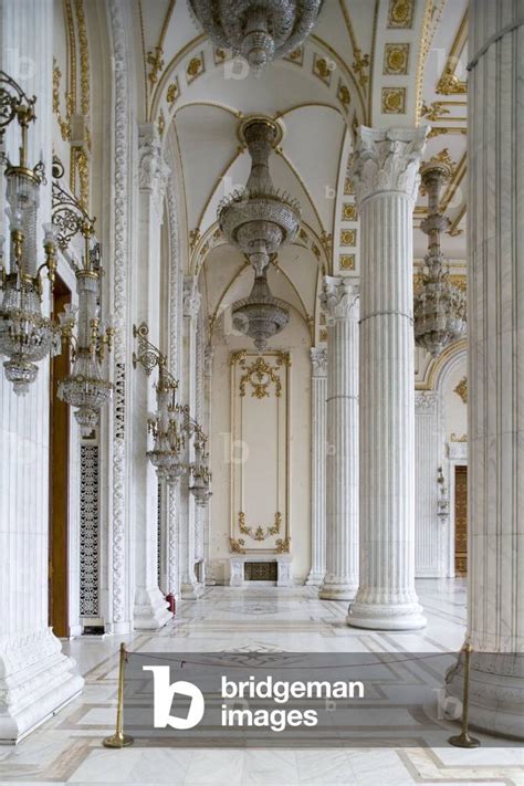 Image of The interior of the Palace of Parliament (1984) (formerly the ...