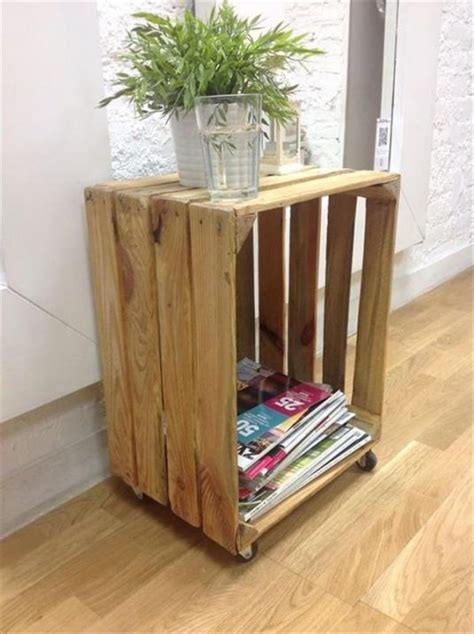 20+ DIY Wooden Crates Furniture Design Ideas