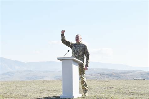 President, Commander-in-Chief of Armed Forces Ilham Aliyev made speech ...