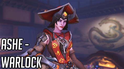 Ashe "Warlock" Skin Showcase - Overwatch 2 - YouTube