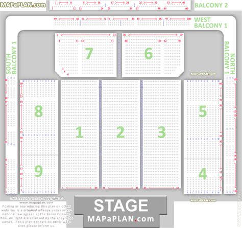 Cardiff International Utilita Arena seating plan - Detailed seat ...