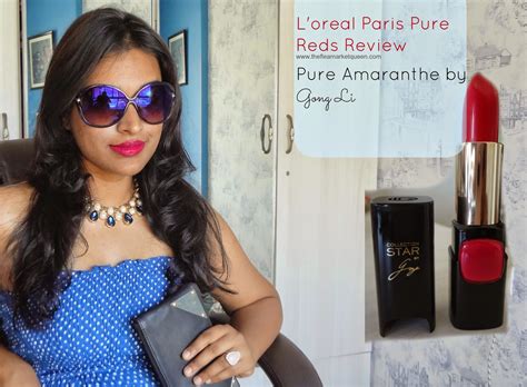 {REVIEW} Pure Reds by L'oreal Paris ~ The Fleamarket Queen