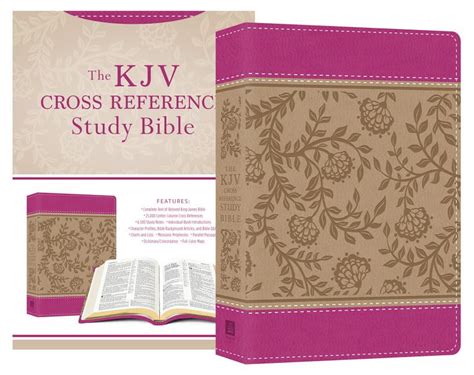 KJV Cross Reference Study Bible Compact [Peony Blossoms] (Paperback ...