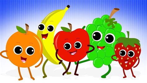 Five Little Fruits | Fruits Song For Kids | Nursery Rhymes and Baby ...