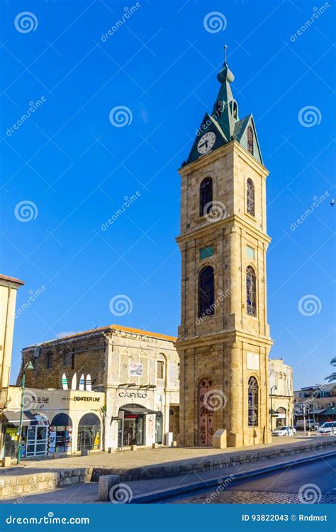 Jaffa Clock Tower, Now Part of Tel-Aviv-Yafo Editorial Stock Photo ...