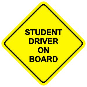 Student Driving Stickers & Decals - Driver Training/School